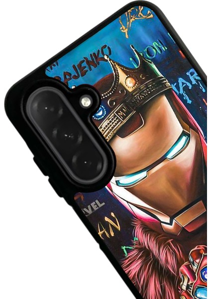 Samsung Galaxy A56 Siyah Baskılı Silikon Kılıf A++ Kalite Koruma fırsatları