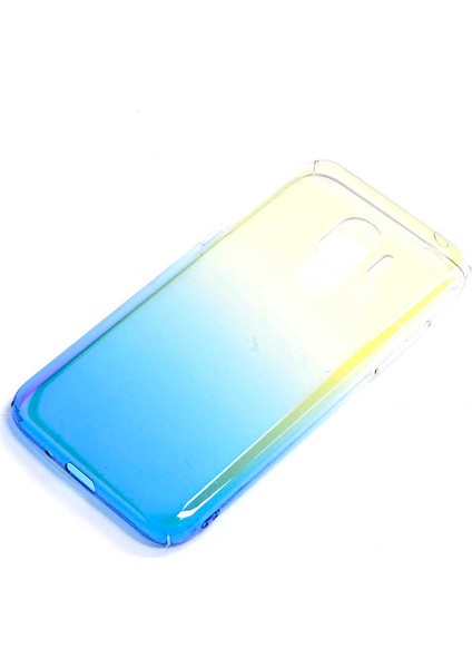 Galaxy J2 Pro 2018 Kılıf Parlak Sert Renkli Transparan Kapak