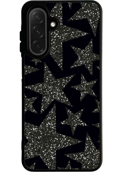 Samsung Galaxy A56 Siyah Baskılı Silikon Kılıf A++ Kalite Koruma