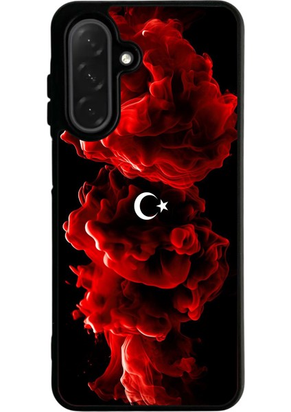 Samsung Galaxy A56 Siyah Baskılı Silikon Kılıf A++ Kalite Koruma