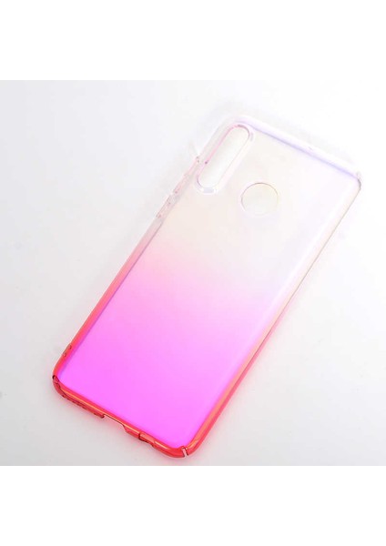 Huawei P30 Pro Kılıf Parlak Sert Renkli Transparan Kapak