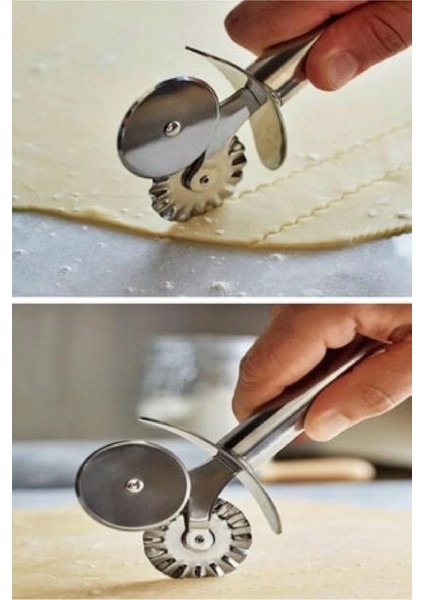 Paslanmaz Çelik Pizza Dilimleme ve Çiğ Börek Kesme Aparatı fiyatları