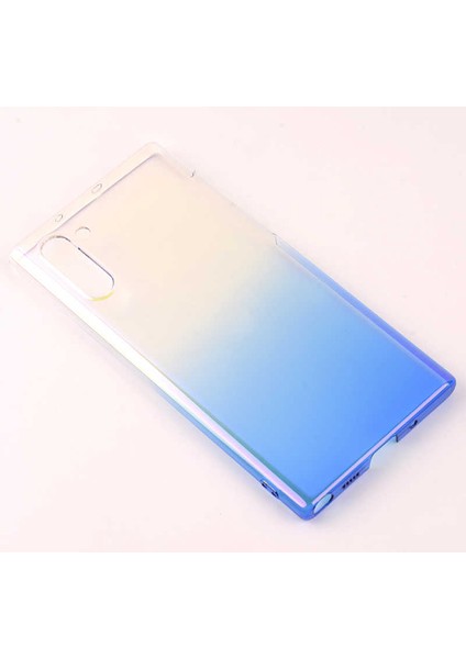 Galaxy Note 10 Kılıf Parlak Sert Renkli Transparan Kapak