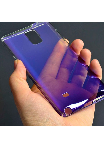Galaxy J7 2017 Kılıf Parlak Sert Renkli Transparan Kapak