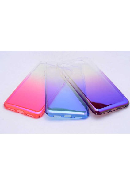 Galaxy J7 2017 Kılıf Parlak Sert Renkli Transparan Kapak