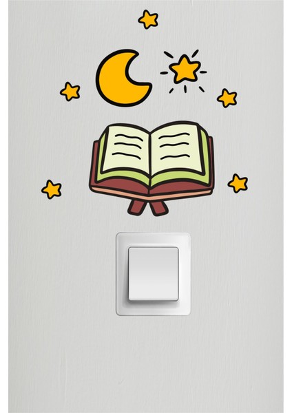 Ramazan Priz Sticker Ramazan Ayı Temalı Cam Duvar Süsleri Hoşgeldin Ramazan Sticker Seti