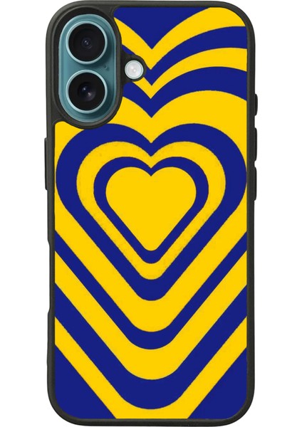 Apple iPhone 16 Plus Siyah Baskılı A++ Kalite Koruma Silikon Kılıf A++