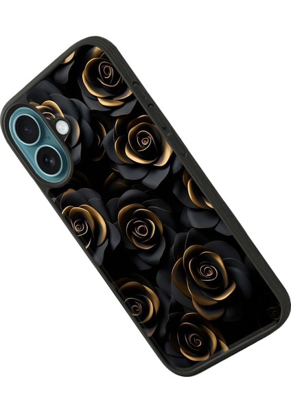 Apple iPhone 16 Plus Siyah Baskılı A++ Kalite Koruma Silikon Kılıf A++ modelleri