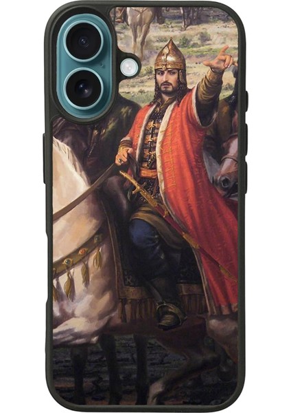 Apple iPhone 16 Plus Siyah Baskılı A++ Kalite Koruma Silikon Kılıf A++