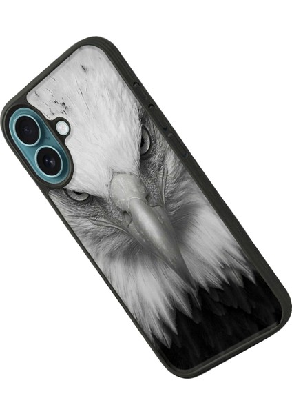 Apple iPhone 16 Plus Siyah Baskılı A++ Kalite Koruma Silikon Kılıf A++ modelleri