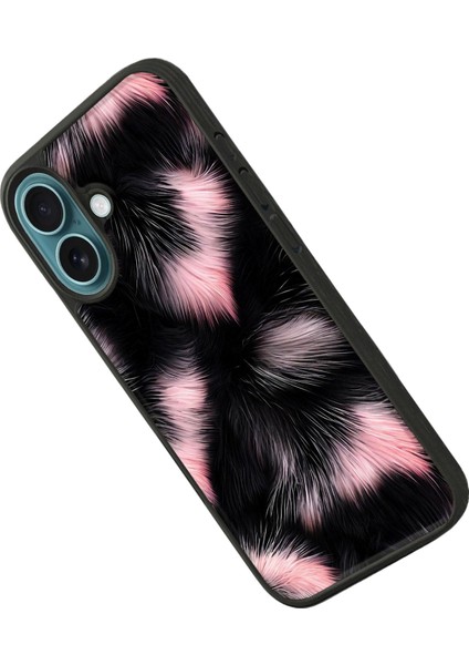 Apple iPhone 16 Plus Siyah Baskılı A++ Kalite Koruma Silikon Kılıf A++ modelleri