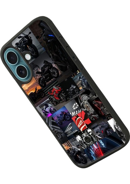 Apple iPhone 16 Plus Siyah Baskılı A++ Kalite Koruma Silikon Kılıf A++ modelleri