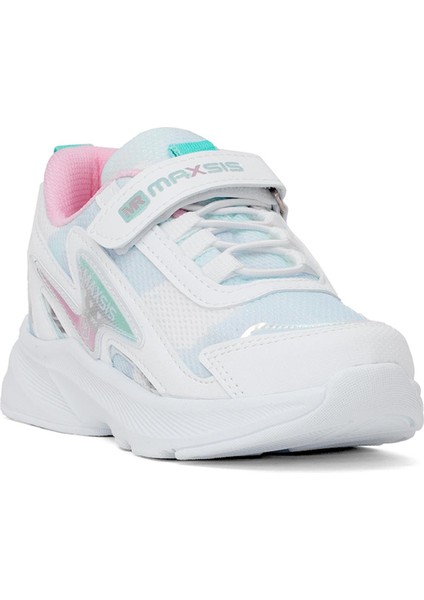 Elit ASMAX513 Filet Kız Çocuk Klasik Sneaker Beyaz - Yeşil