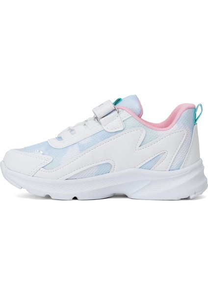 Elit ASMAX513 Filet Kız Çocuk Klasik Sneaker Beyaz - Yeşil