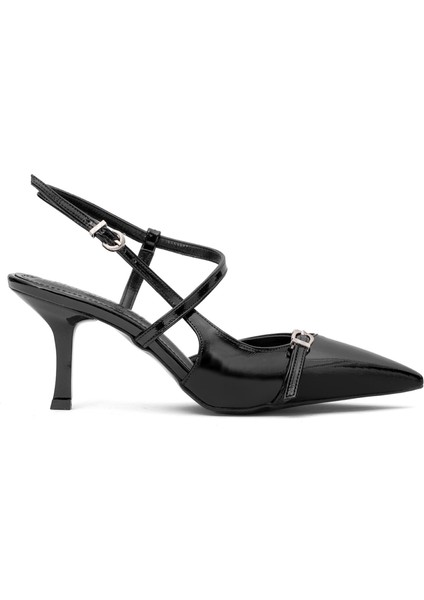 Elit PM571 K426R Kadın Klasik Topuklu Ayakkabı Siyah