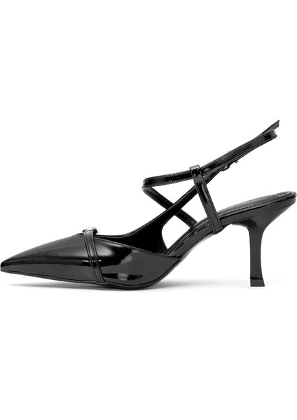 Elit PM571 K426R Kadın Klasik Topuklu Ayakkabı Siyah modelleri
