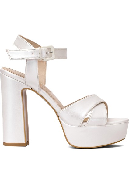 Elit PM08 K2023-1C Kadın Platform Ayakkabı Sedef