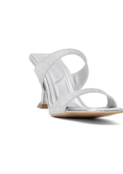 Elit PM161 K7000T Kadın Klasik Topuklu Ayakkabı Gümüş fiyatları