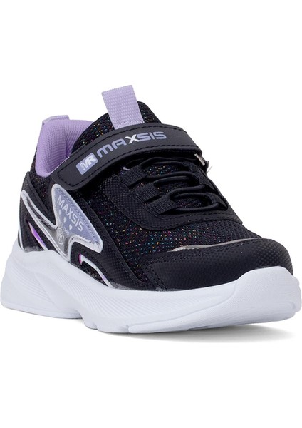 Elit ASMAX513 Filet Kız Çocuk Klasik Sneaker Siyah - Lila fiyatları