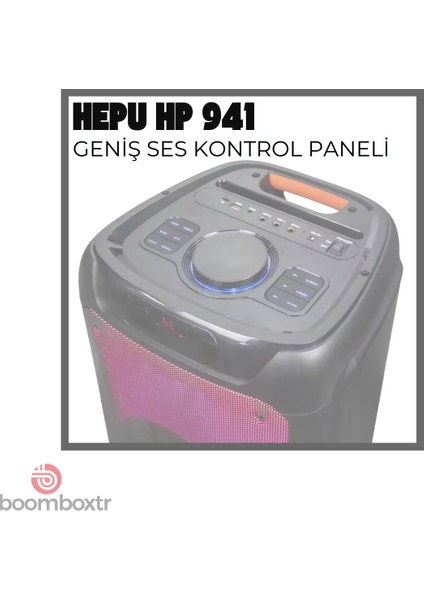 Hp 941 Taşınabilir 160 W Rms Bluetooth Parti Hoparlörü 2*15 Inc Woofer High Bass fırsatları