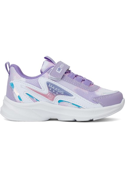 Elit ASMAX513 Filet Kız Çocuk Klasik Sneaker Beyaz - Lila