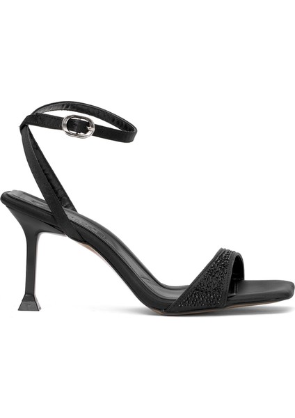 Elit PM161 K7014 Kadın Klasik Topuklu Ayakkabı Siyah