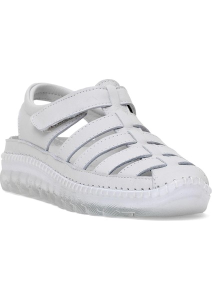 Elit BRKES-106C Kadın Hakiki Deri Düz Sandalet Gri fiyatları