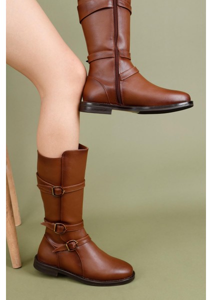 Berre Kadın Toka Detaylı Taba Çizme fiyatları