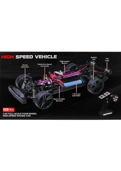 38 Km Hızlı Kumandalı ve Profesyonel Drift Aracı 4x4 Kumandalı Araba