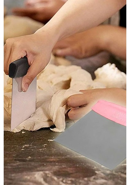 Hamur Kesme ve Kazıma Aparatı Paslanmaz Çelik Spatula
