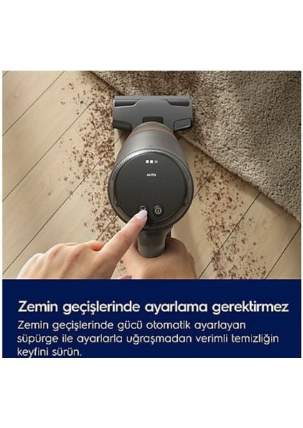 Şarjlı Islak Kuru Dikey Süpürge Mavi