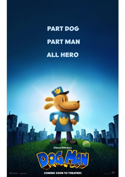 Dog Man (2025) 0002 (Folyo / Afiş / Poster) 2528 ( 35 cm x 50 cm )
