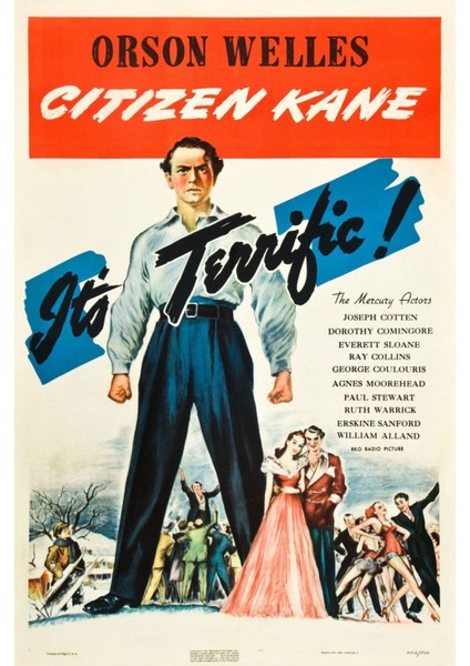 Citizen Kane (1941) 3 (Folyo / Afiş / Poster) 2148 ( 35 cm x 50 cm )