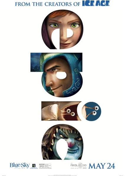 Epic (2013) 4 (Folyo / Afiş / Poster) 2688 ( 35 cm x 50 cm )