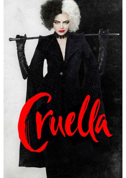 Cruella (2021) 2 (Folyo / Afiş / Poster) 2289 ( 35 cm x 50 cm )