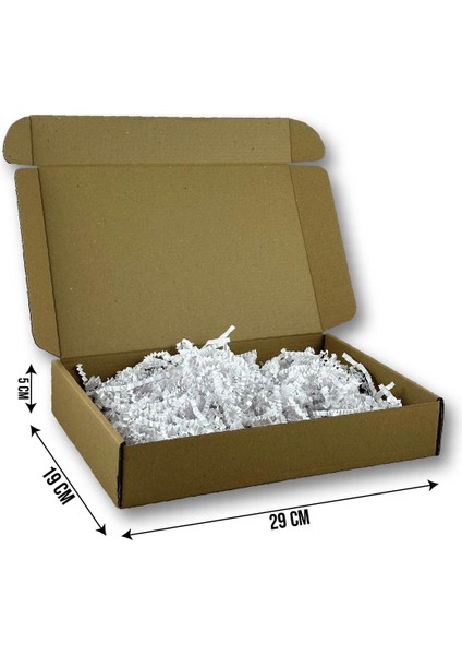 19X29X5 cm Kilitli Dayanıklı E-Ticaret Karton Kargo Kutusu