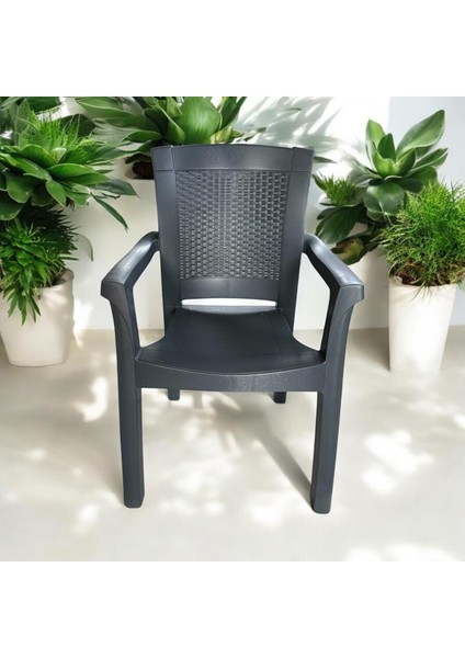 Napoli Kalın Bacaklı Kollu Sandalye Koltuk