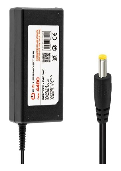 PM-4480 19 Volt - 4.74 Amper 5.5*1.75 mm Uçlu Adaptör (Acer Notebook)