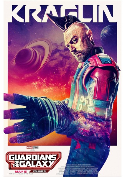 Guardians Of The Galaxy Vol. 3 (2023) 0008 (Folyo / Afiş / Poster) 3250 ( 35 cm x 50 cm )