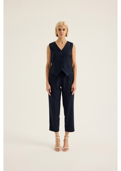 V Yaka Düğmeli Yelek fırsatları