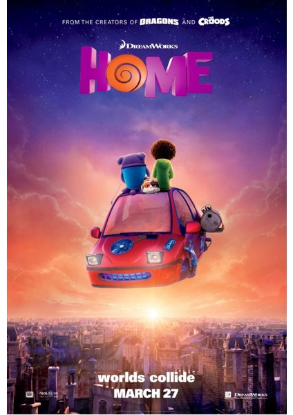 Home (2015) 6 (Folyo / Afiş / Poster) 3545 ( 35 cm x 50 cm )