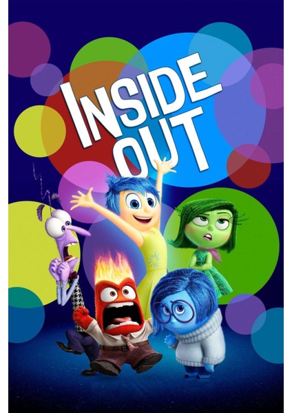 Inside Out (2015) 0005 (Folyo / Afiş / Poster) 3787 ( 35 cm x 50 cm )