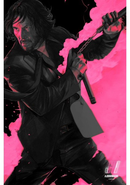 John Wick Chapter 4 (2023) 0012 (Folyo / Afiş / Poster) 3982 ( 35 cm x 50 cm )