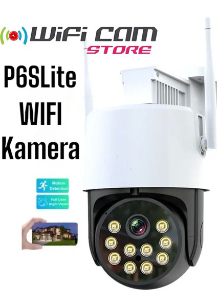 Inox Seri P6SLITE Yazılımlı Wifi Ptz Kamera 3mp 1080P Net Görüntü Hareket Takipli Versiyon