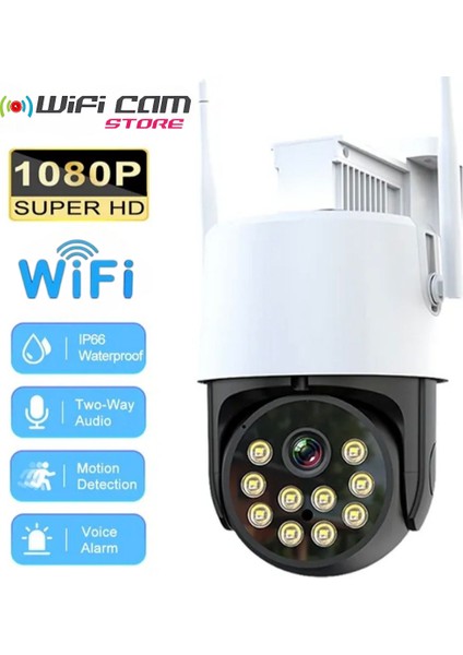 Inox Seri P6SLITE Yazılımlı Wifi Ptz Kamera 3mp 1080P Net Görüntü Hareket Takipli Versiyon