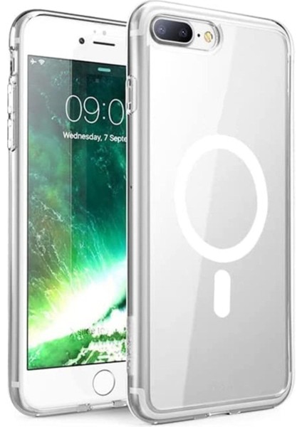 iPHONE 8/SE2020 Şeffaf Magsafe Kılıf Kamera Çıkıntılı Korumalı Silikon