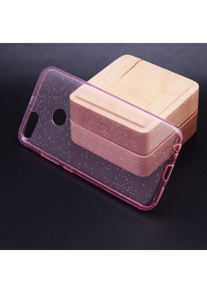 Mi 5x Kılıf Simli Renkli Şeffaf Simy Silikon Kapak