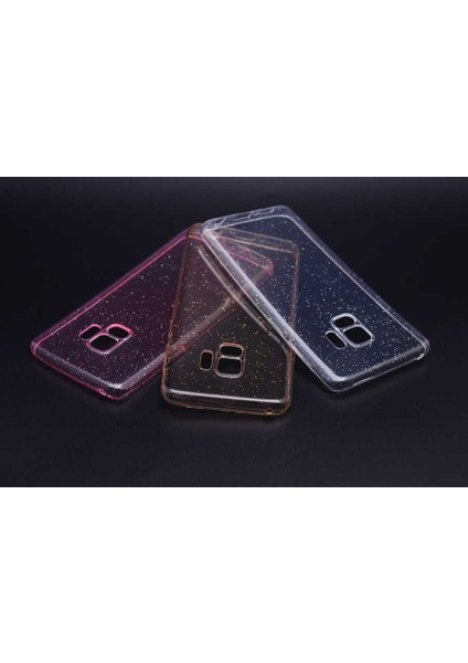 Redmi Note 4 / Note 4x Kılıf Simli Renkli Şeffaf Simy Silikon Kapak