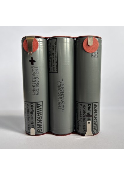 Chem 12V 3s Sıralı Matkap Pili 2900MAH Li-Ion Şarjlı Pil Grubu INR18650-M29 6A fiyatları