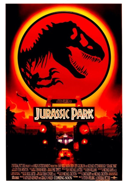 Jurassic Park (1993) 4 (Folyo / Afiş / Poster) 4045 ( 35 cm x 50 cm )